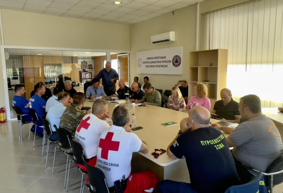 Ορεστιάδα: Σύσκεψη του Τοπικού Συντονιστικού Οργάνου Πολιτικής Προστασίας για πλημμυρικά φαινόμενα